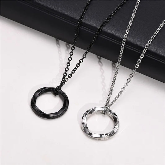 Round Pendant Necklaces for Men