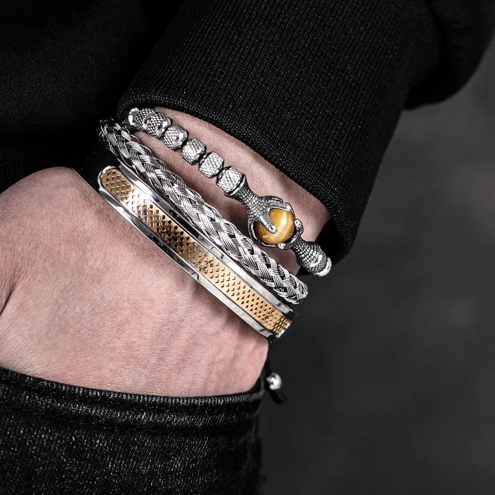 Men Bracelet Rope Bangles Men