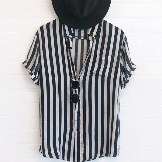 Men shirts, striped thin (Red, Yellow & Grey) CIRCUS STORE