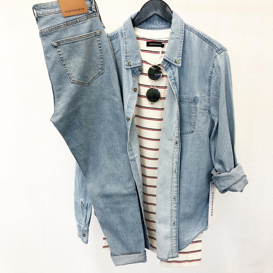 Denim shirts, long sleeve. Several colors CIRCUS STORE