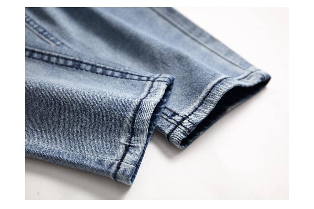 Ripped Denim Jumpsuit Jeans for Men. Blue & Black color CIRCUS STORE