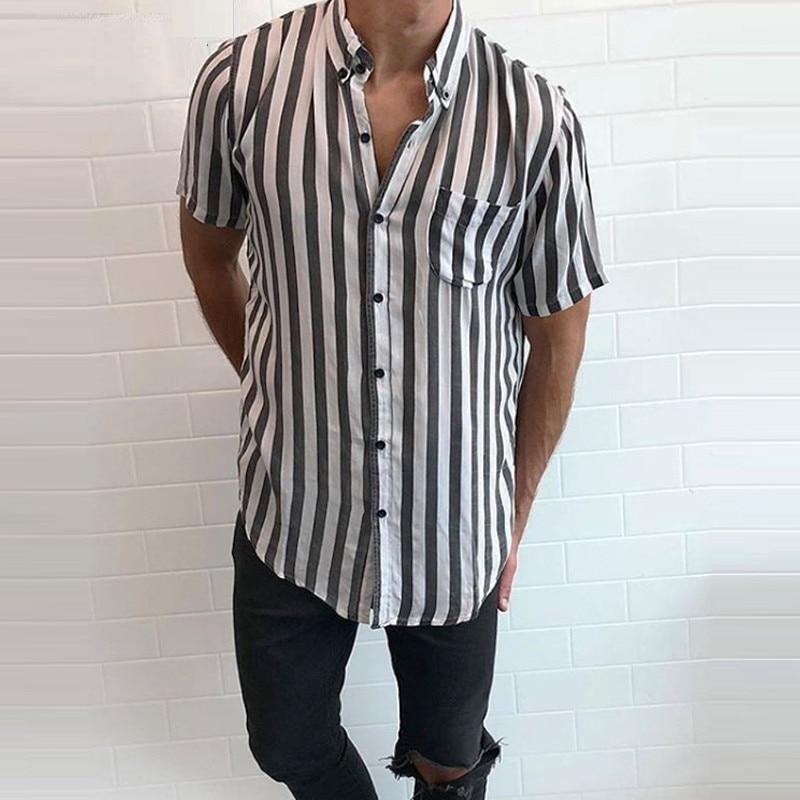 Men shirts, striped thin (Red, Yellow & Grey) CIRCUS STORE