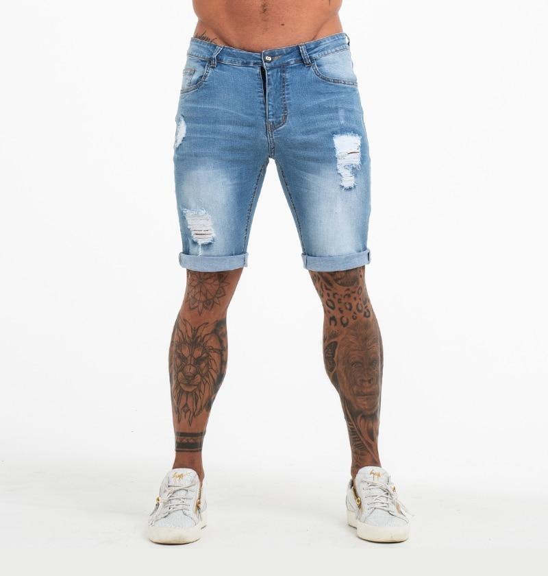 Ripped shorts denim (Light blue, grey, black, dark blue, white & white ripped) CIRCUS STORE