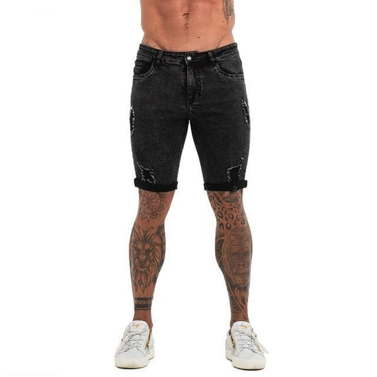 Ripped shorts denim (Light blue, grey, black, dark blue, white & white ripped) CIRCUS STORE