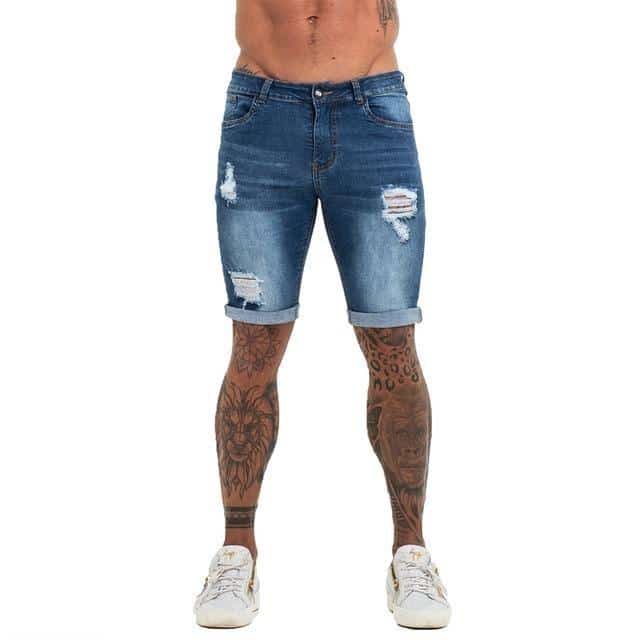 Ripped shorts denim (Light blue, grey, black, dark blue, white & white ripped) CIRCUS STORE