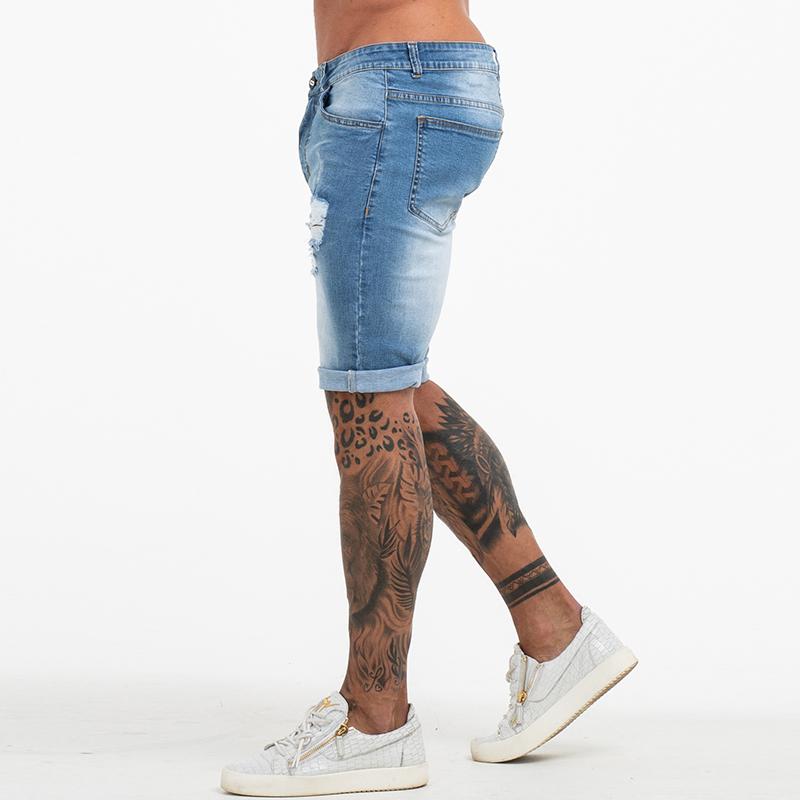 Ripped shorts denim (Light blue, grey, black, dark blue, white & white ripped) CIRCUS STORE