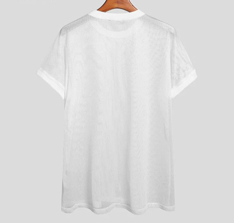 White Men T Shirt O Neck