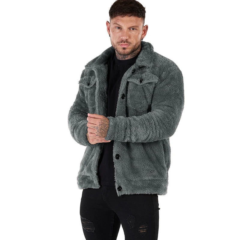 Men Coat Cardigan Male. Several colors in stock