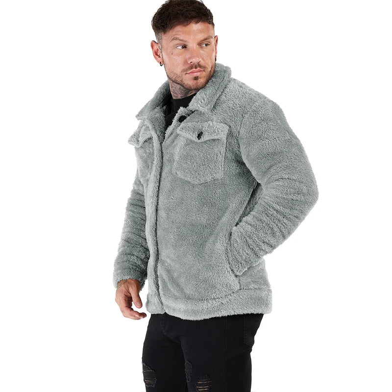 Men Coat Cardigan Male. Several colors in stock