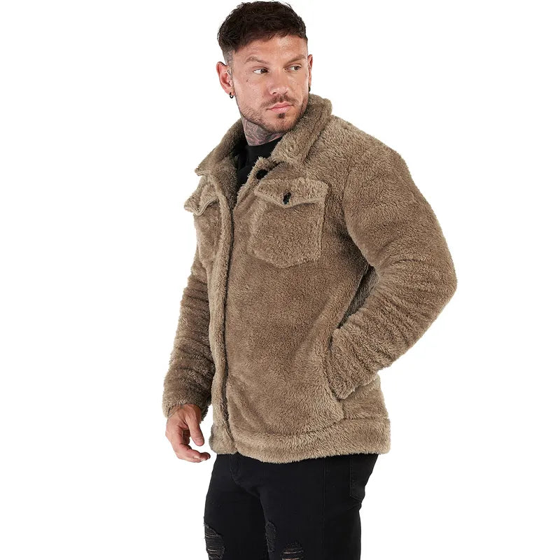 Men Coat Cardigan Male. Several colors in stock