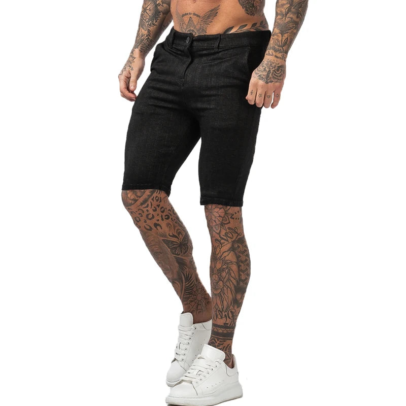 Mens Black Chino Shorts