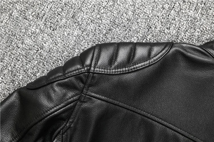 Black Leather Jacket Men