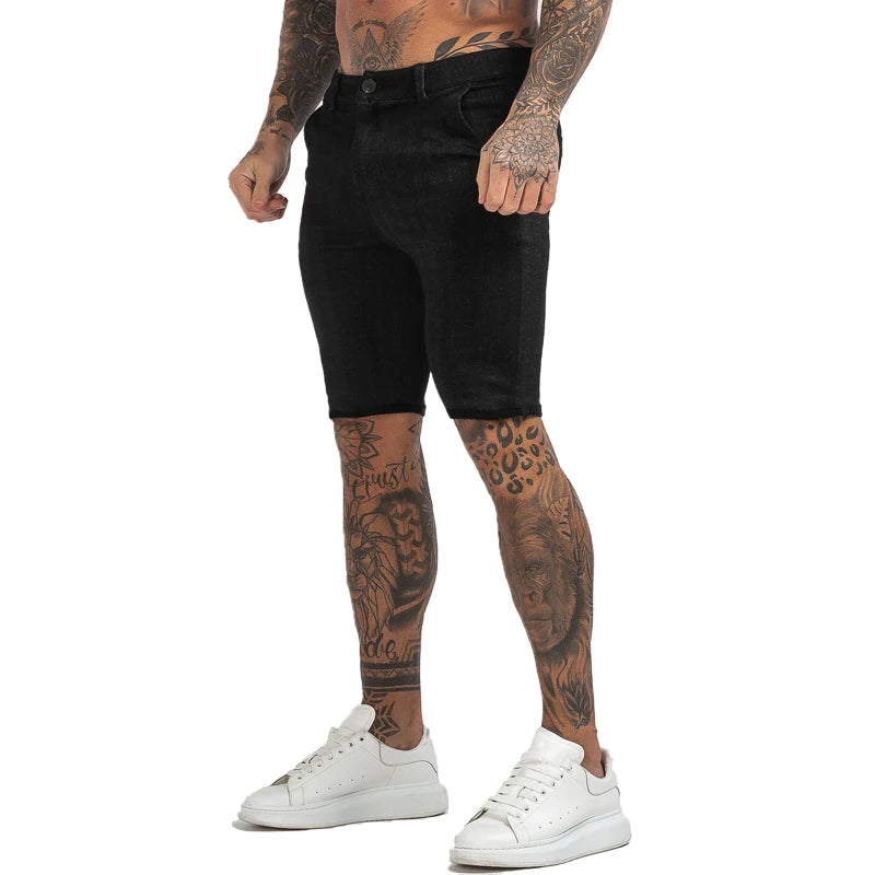 Mens Black Chino Shorts