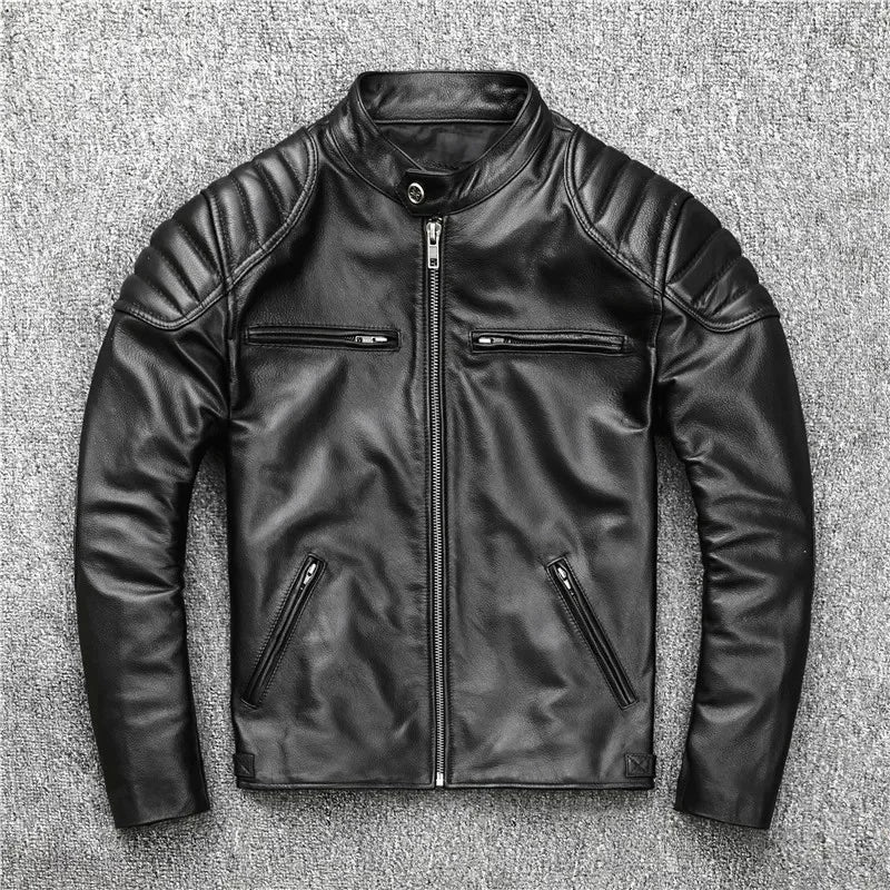 Black Leather Jacket Men