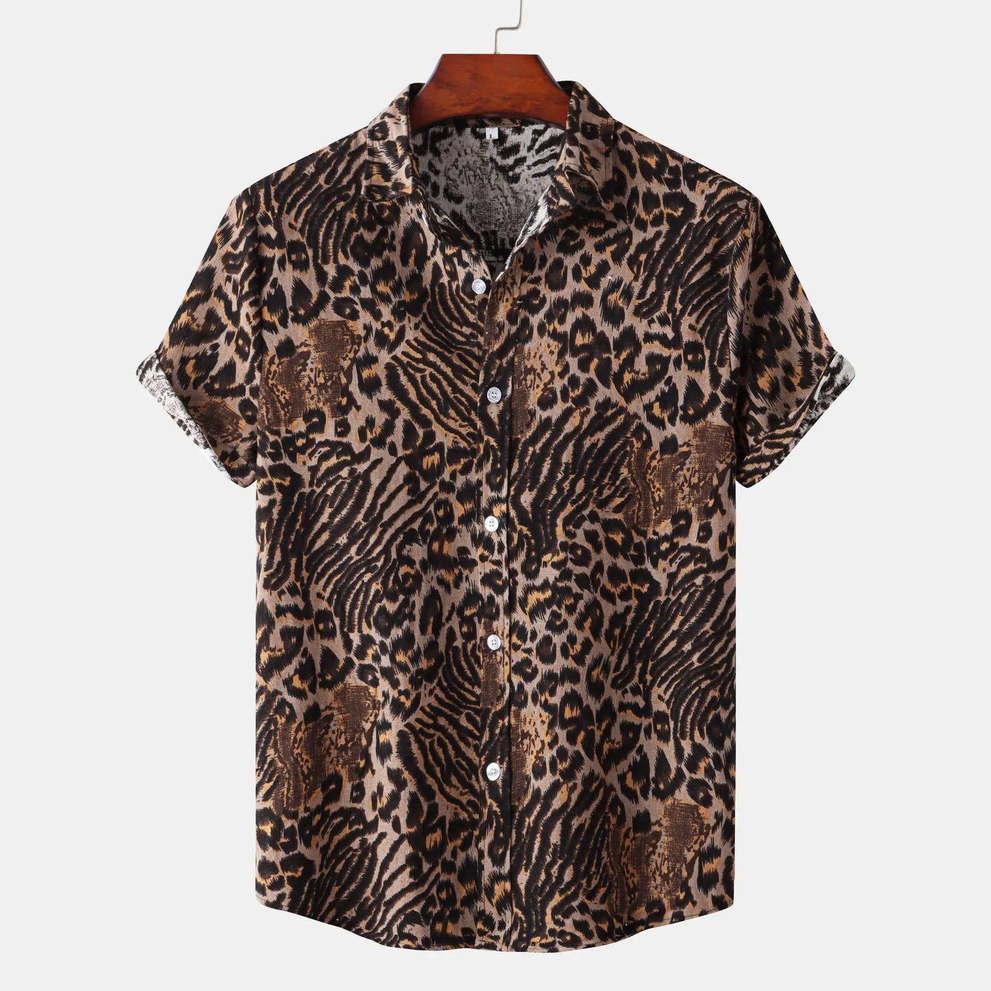 Mens Leopard Print Shirts