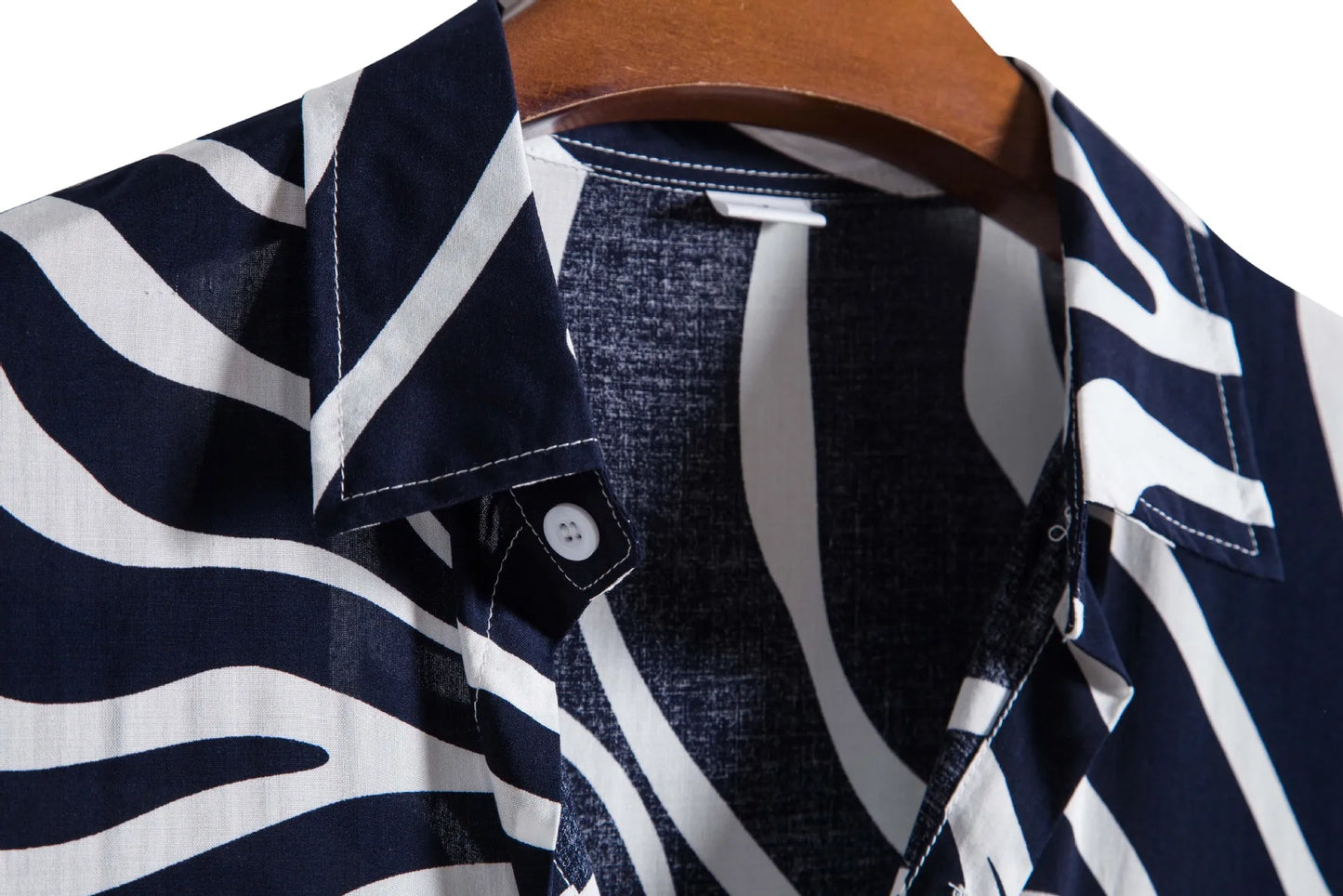 Mens Black Striped Shirt