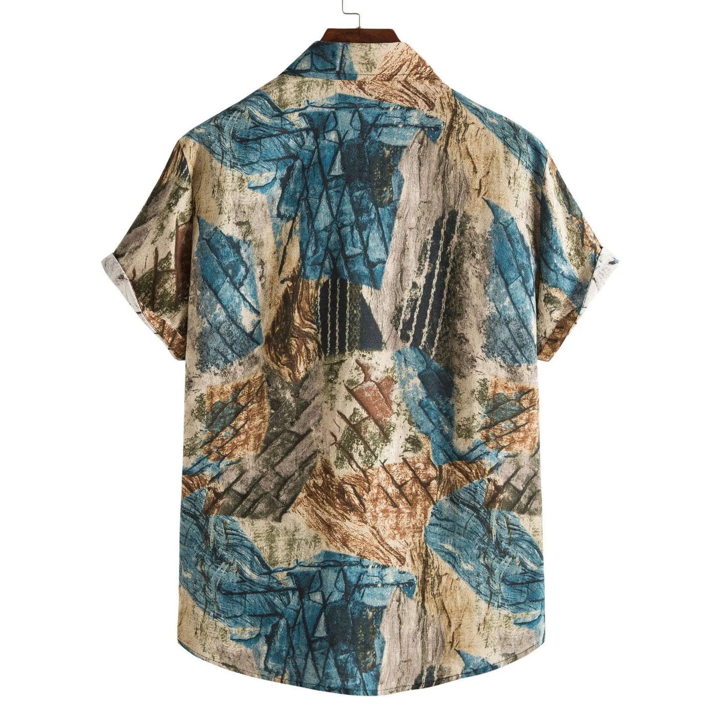 Mens Vintage Floral Shirt