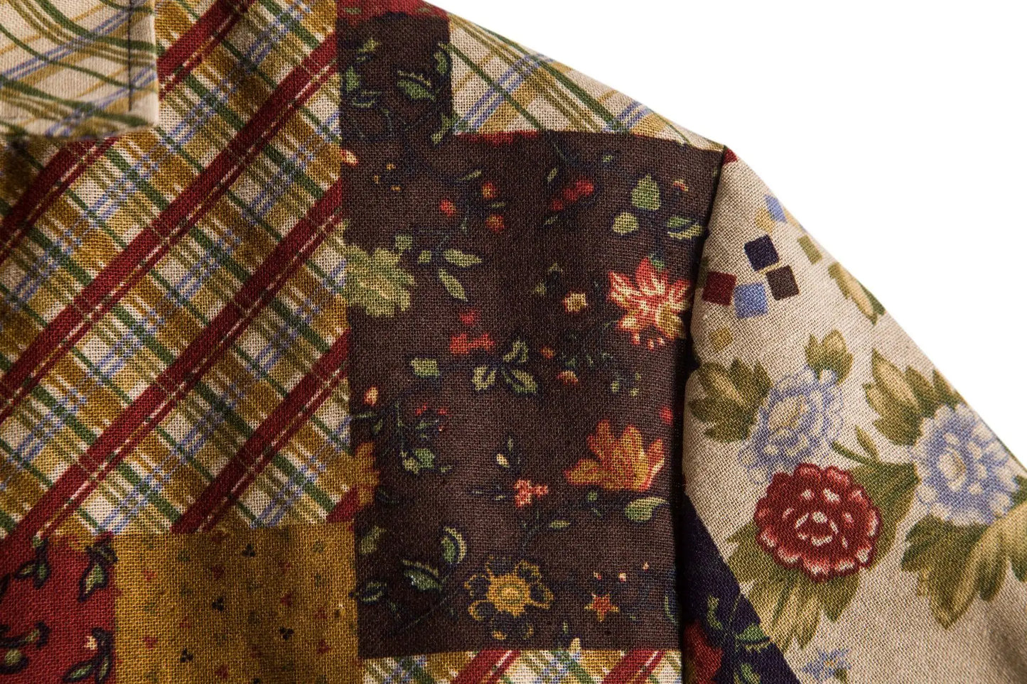 Mens Vintage Flower Print