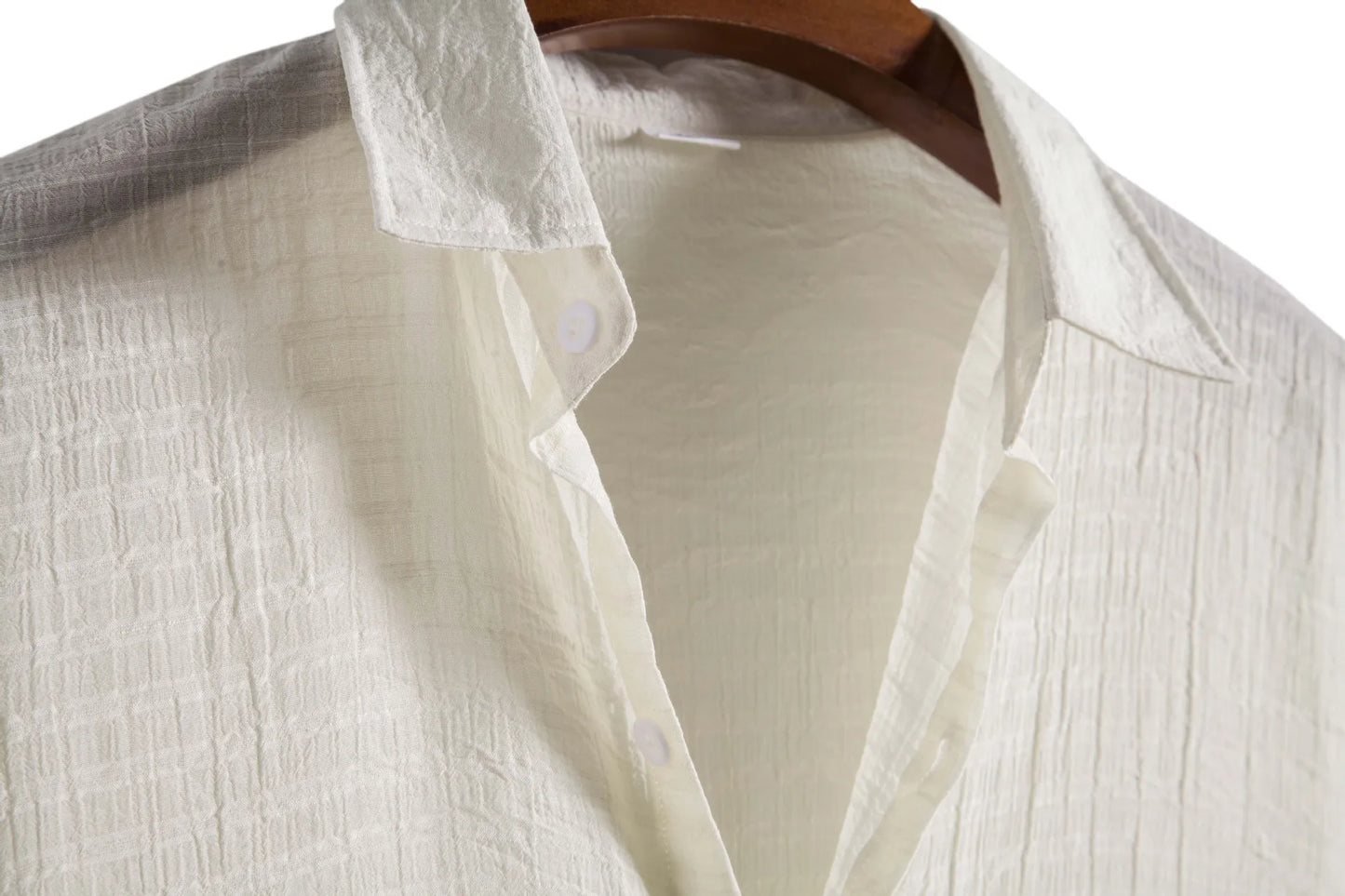 Mens Solid Color White Shirts