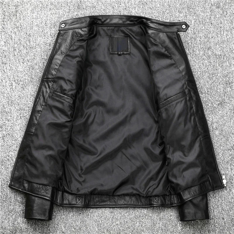 Black Leather Jacket Men