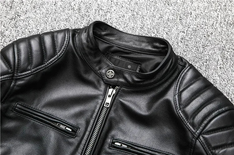 Black Leather Jacket Men