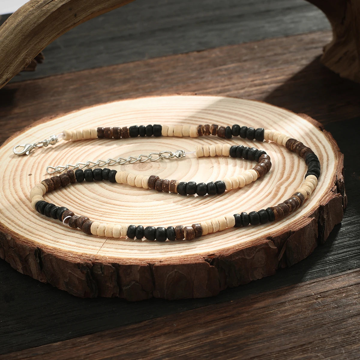 Vintage Small WoodNecklaces for Men