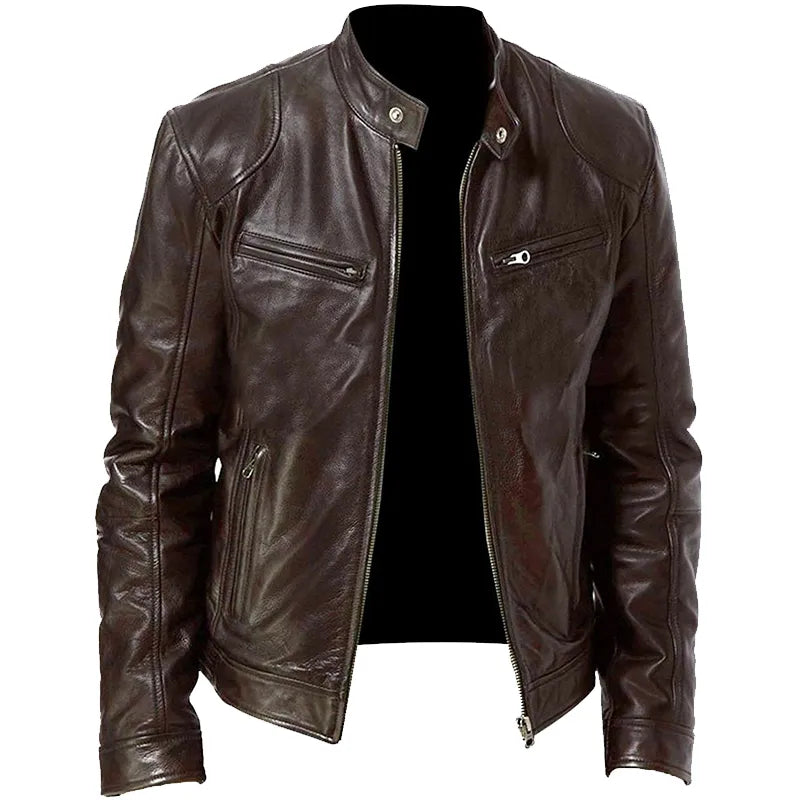 Leather Jacket Men (several colors)