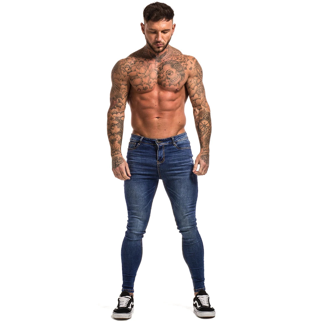 Skinny blue Jeans For Men