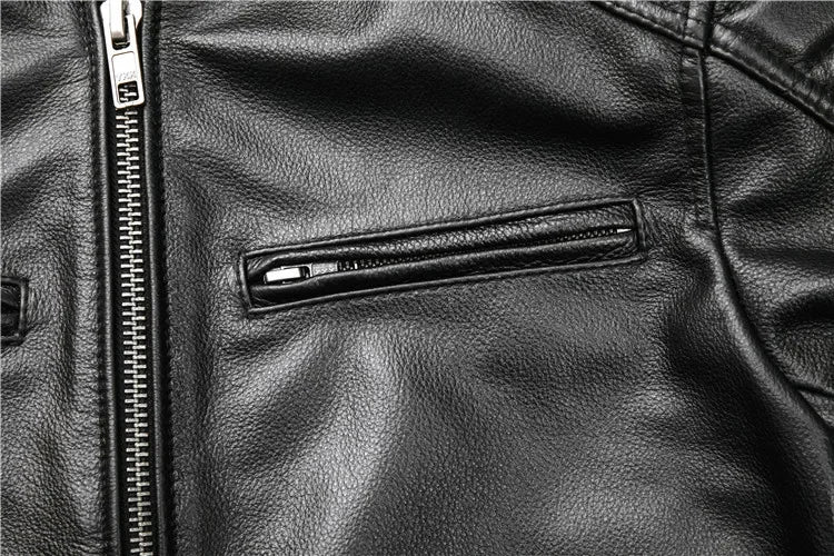 Black Leather Jacket Men