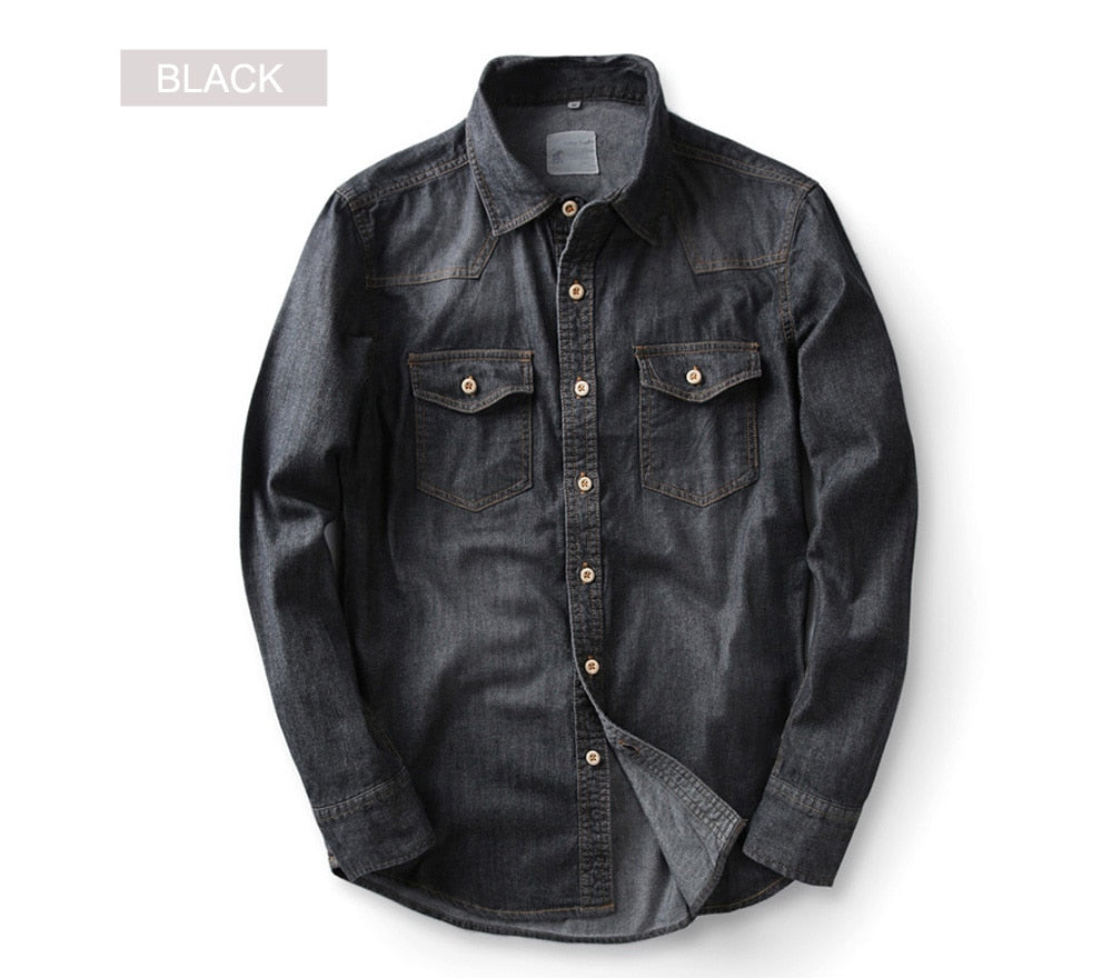 Denim shirts, long sleeve. Several colors CIRCUS STORE